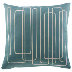 G Plan Vintage Scatter Cushion Loopy Lines Blue